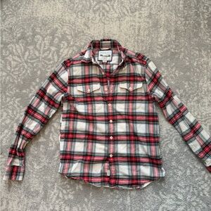 American eagle men’s fleece flannel